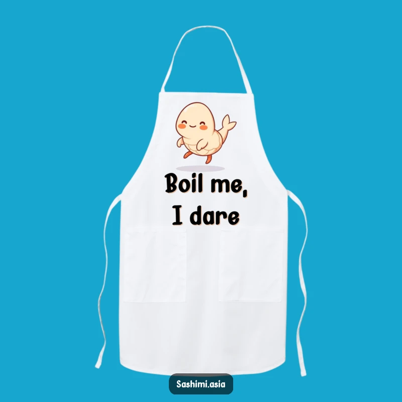 Funny Hopping Shrimp Apron: Cook with Playfulness with This Sea Creature Kitchenwear