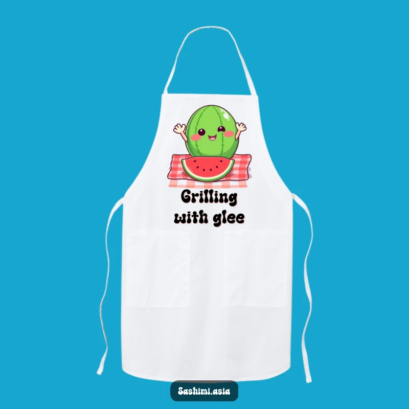 Funny Watermelon Apron: Summer Picnic Cooking Style Gift