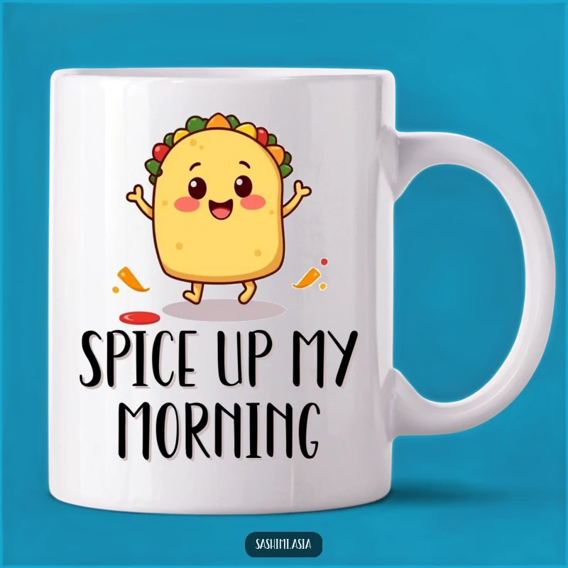 Funny Taco Mug: Playful Fiesta Humor Gift for Taco Lovers
