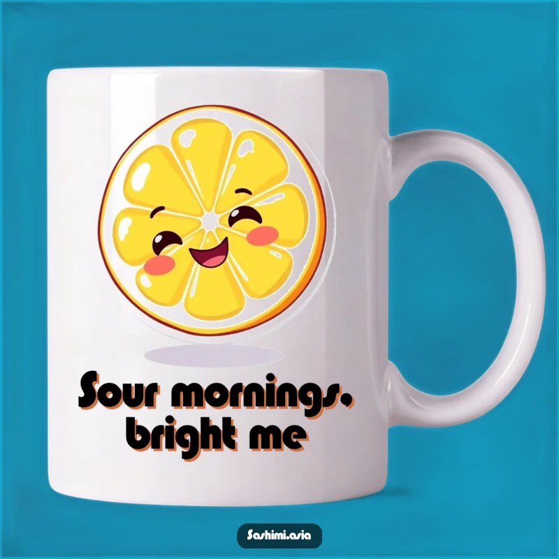 Funny Spinning Lemon Mug: A Hilarious Citrus Pal for Your Morning Coffee Zest