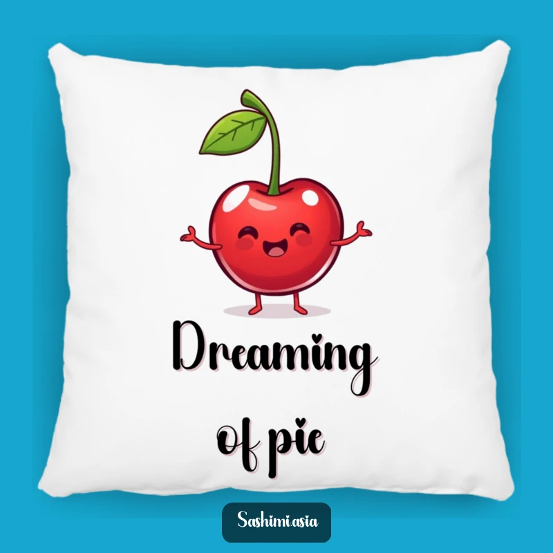 Funny Dancing Cherry Pillow: Cuddle Up with This Fruity Character Cushion
