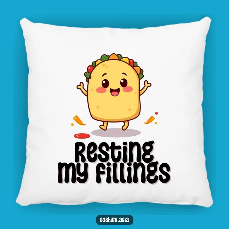 Funny Taco Pillow: Cozy Fiesta Comfort Gift