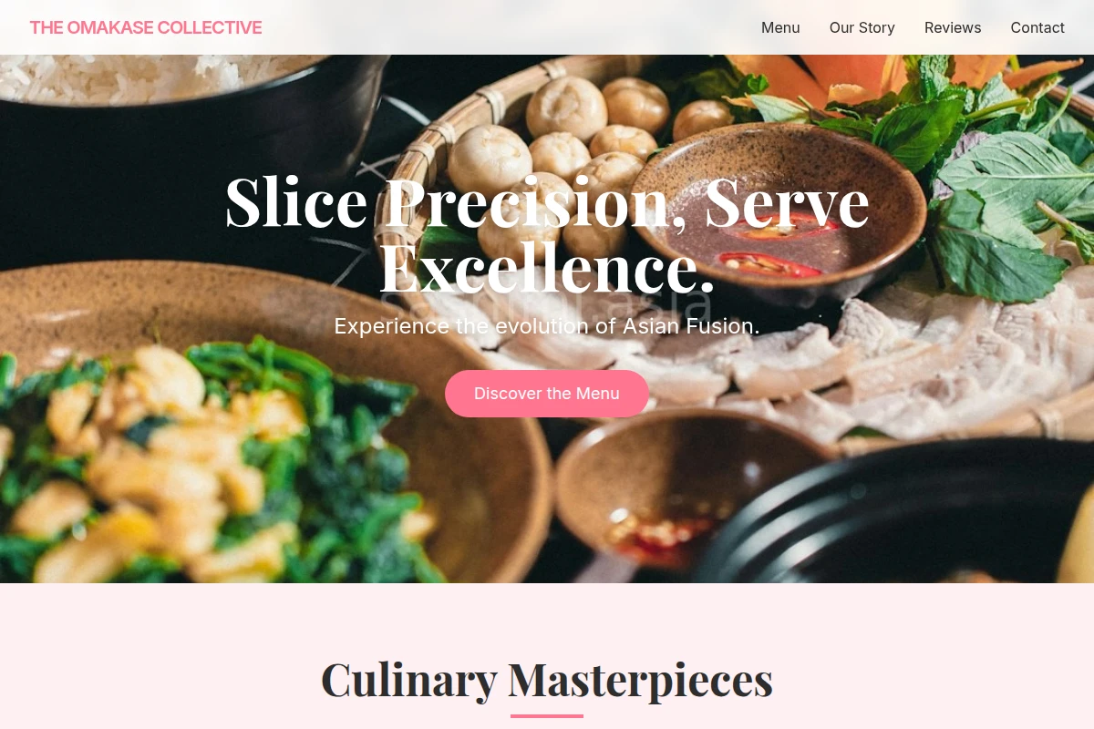 Fresh Asian Fusion Food