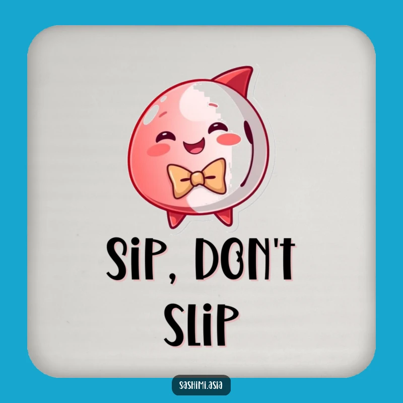 Funny Dapper Tuna Coasters: Protect Your Surfaces with This Elegant Bow Tie Fish Set