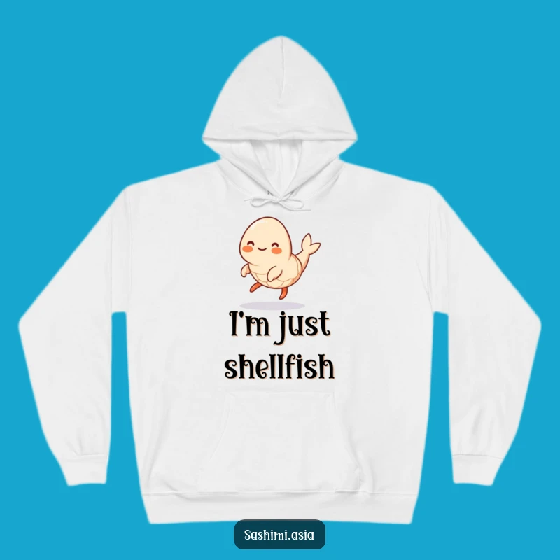 Funny Hopping Shrimp Hoodie: Cozy Up with This Playful Sea Creature Sweatshirt