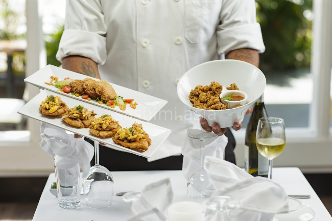 Chef preparing meal