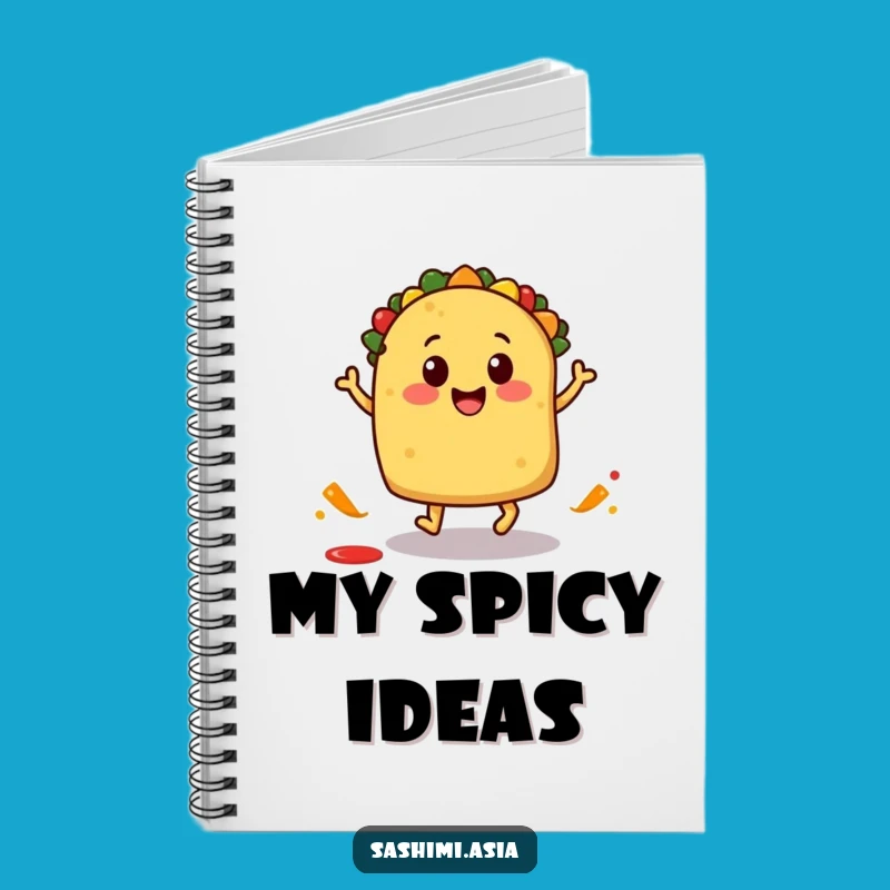 Funny Taco Notebook: Jot Down Ideas with Fiesta Flair Gift