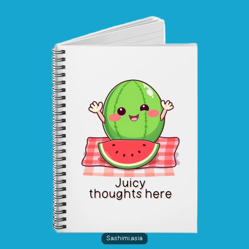 Funny Watermelon Notebook: Jot Down Summer Ideas Gift