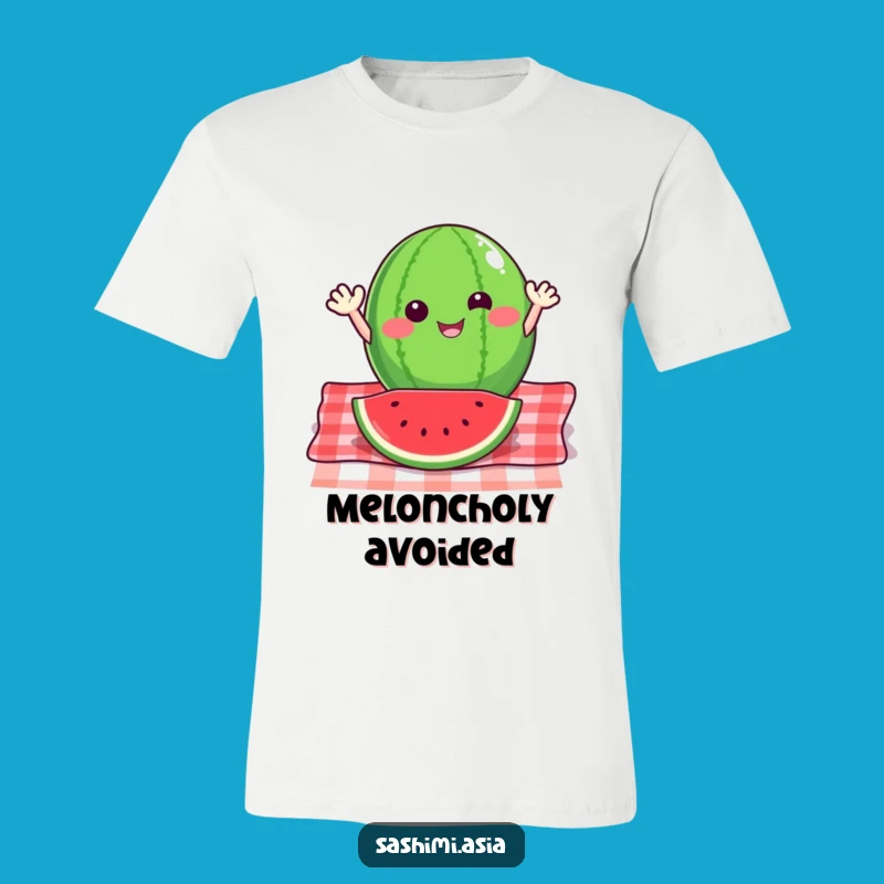 Funny Watermelon T-Shirt: Summer Wave Picnic Tee Gift